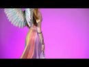 Large Rainbow Angel with Dove Figurine