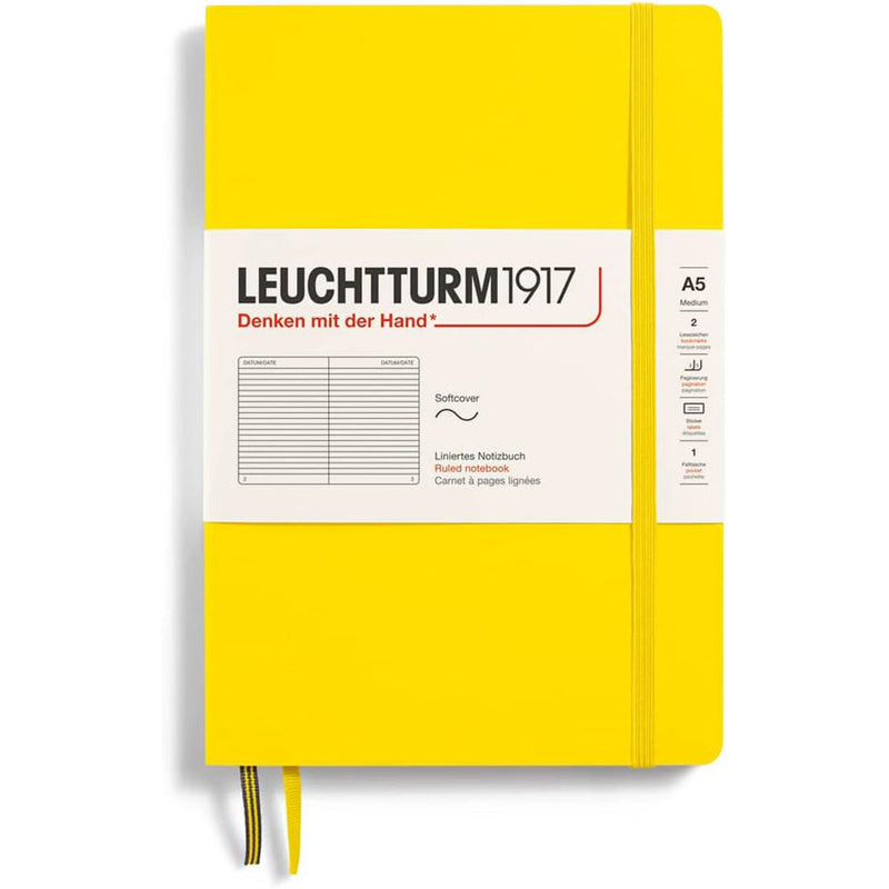 Leuchtturm Softcover Ruled Notebook A5