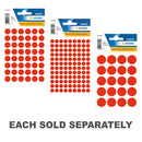 Herma Luminous Round Sticker Labels (Red)