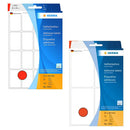 Herma Multi-Purpose Colored Labels (Red)