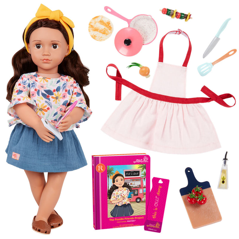 Our Generation Fashion Doll with Book 46cm
