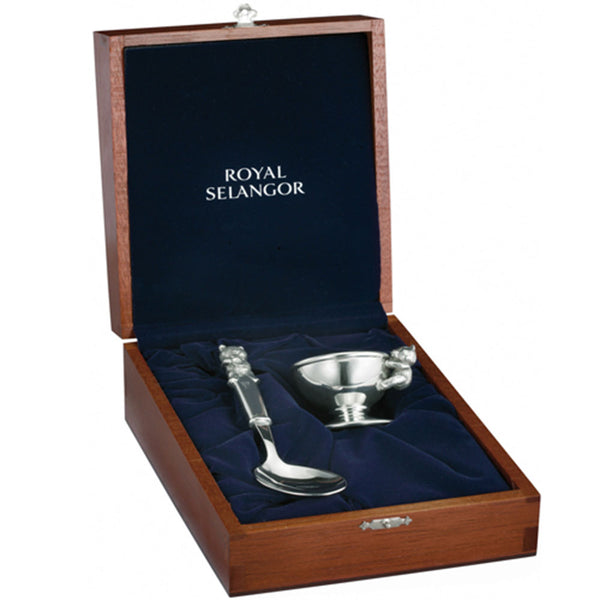 Royal Selangor Egg Cup & Spoon Set with Gift Box