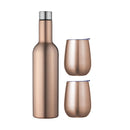 Avanti Double Wall Insulated Wine Traveller Set (Rose Gold)