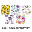 Paw Flower Printed Lunch Napkin 33cm