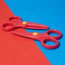 Flower Monaco Kid's Safety Scissors (Red)