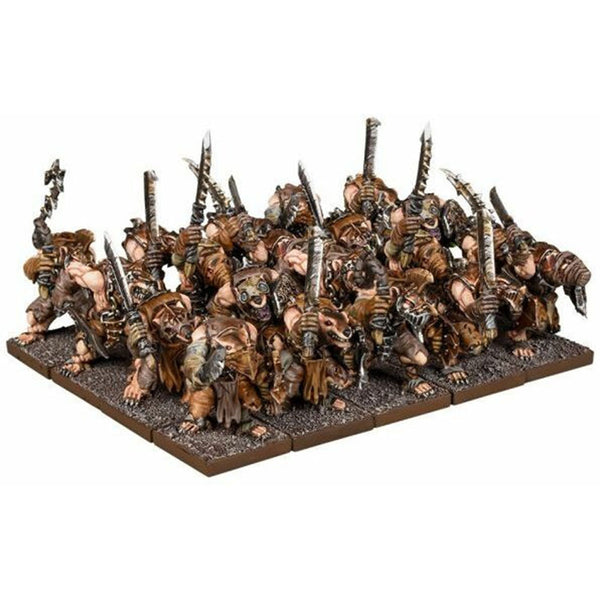 Kings of War Ratkin Warriors Regiment Miniature