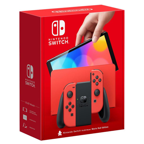 SWI Nintendo Switch OLED Model Console: Mario Red Edition