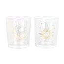 Sun and Moon Glass Votice Holders (Set of 2)