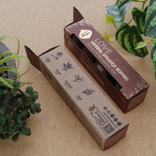 Love Herbal Smudge Bomb 4pc