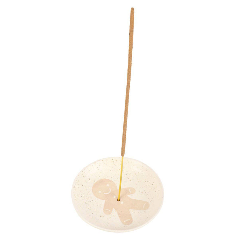 Gingerbread Man Ceramic Incense Holder