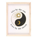 Yin Yang Wood Framed Wall Print