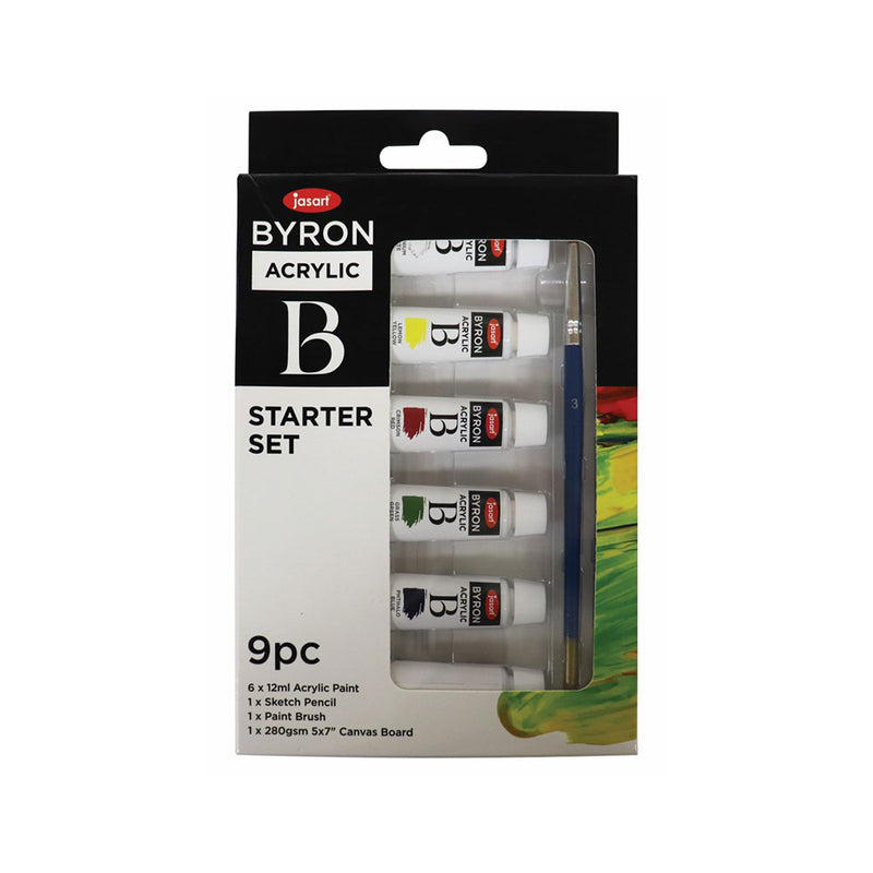 Jasart Byron Paint Starter Set (Pack of 9)