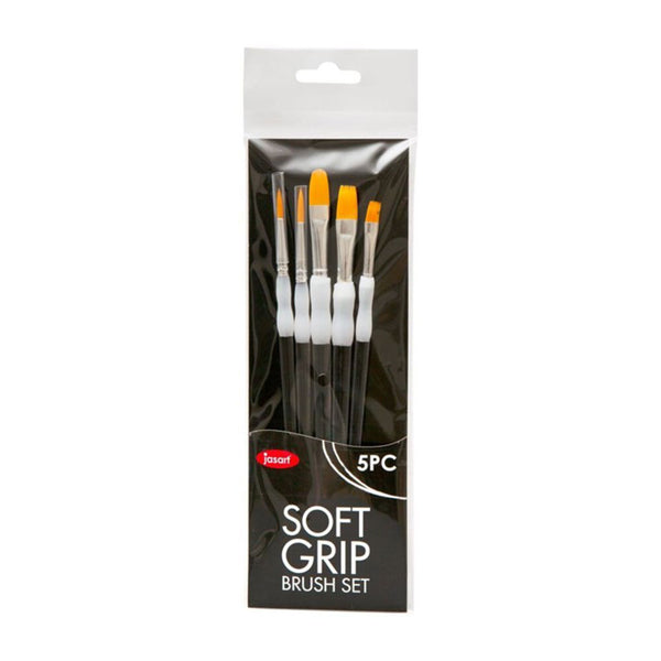 Jasart Soft Grip Brush Set (Pack of 5)