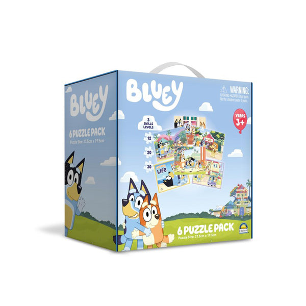Bluey 6-in-1 Jigsaw Puzzle Pack