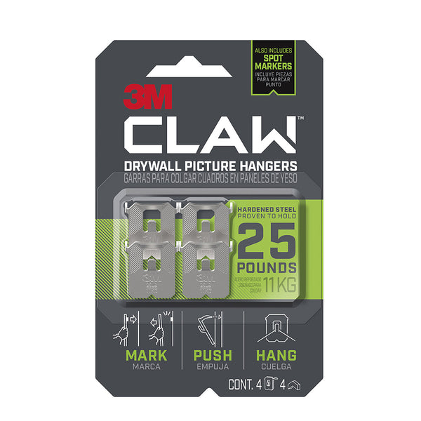 3M Claw Drywall Picture Hanger (Pack of 4)