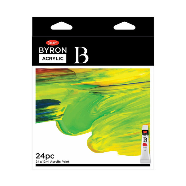 Jasart Byron Acrylic Paint Set 12mL (Pack of 12)