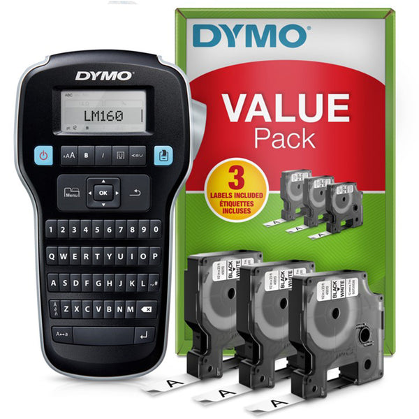 Dymo Label Manager 160P Label Marker (Black/White)