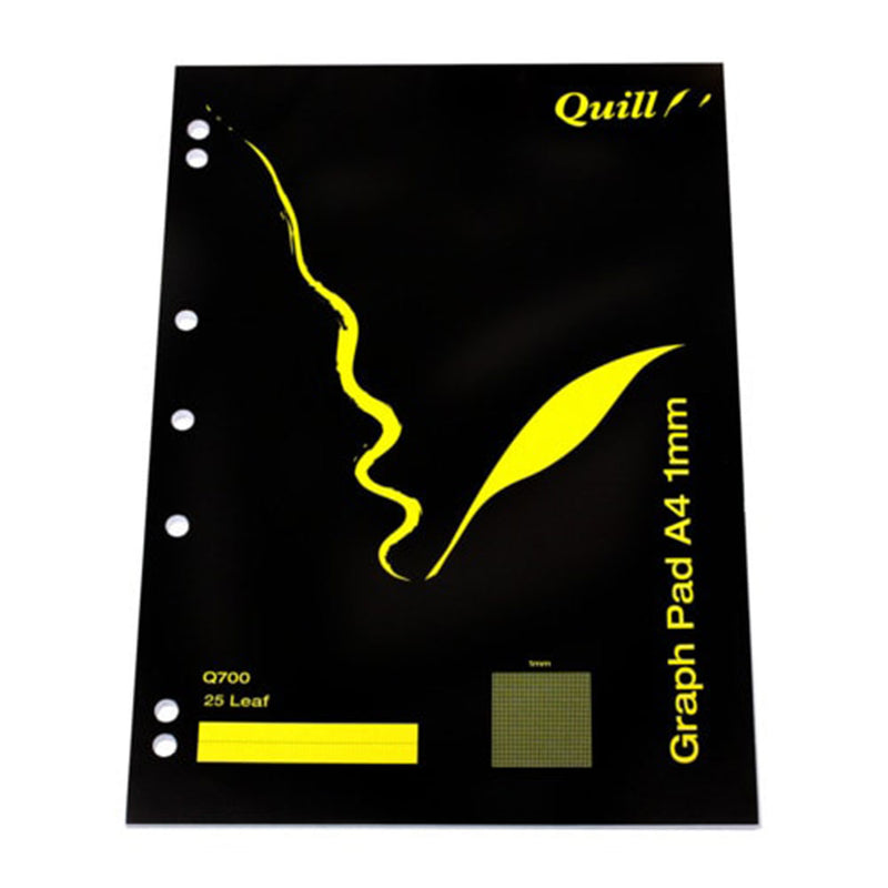 Quill Graph Pads 25pg (A4)