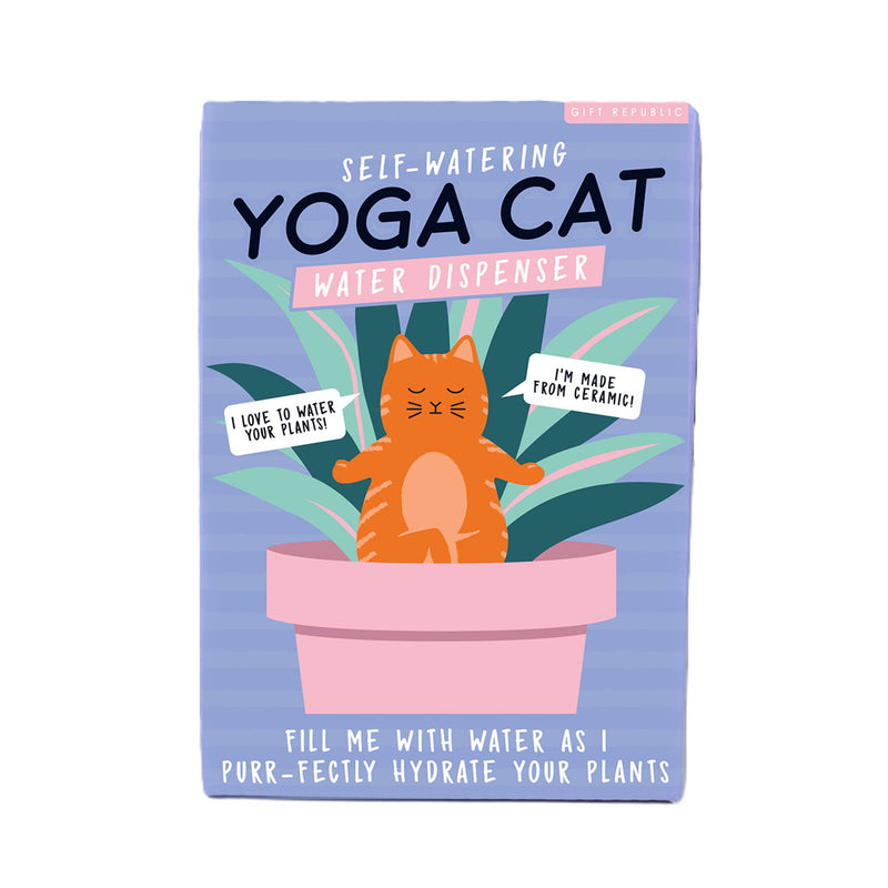 Gift Republic Yoga Cat Water Dispenser