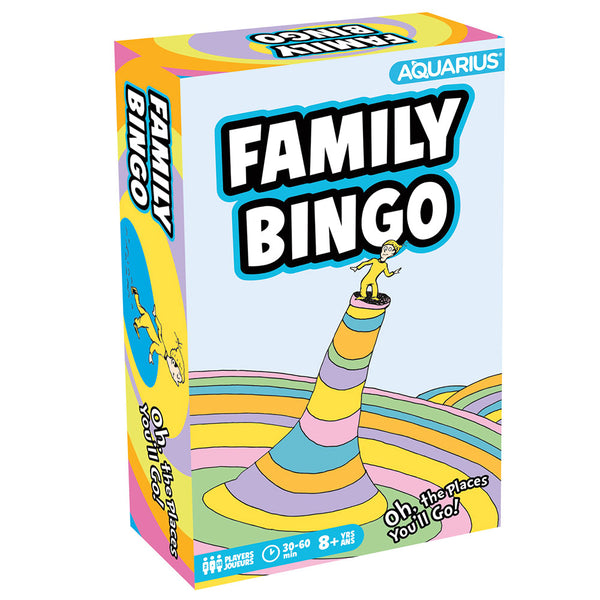 Aquarius Oh, the Places You'll Go! Family Bingo Game