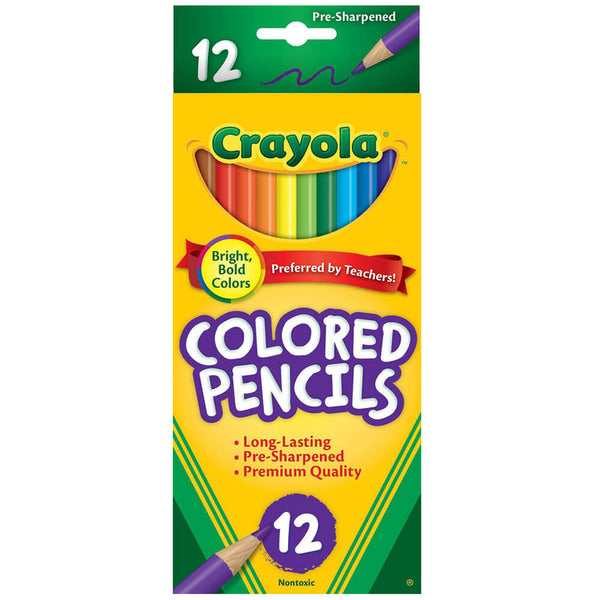 Crayola Full Size Coloured Pencils 12pk