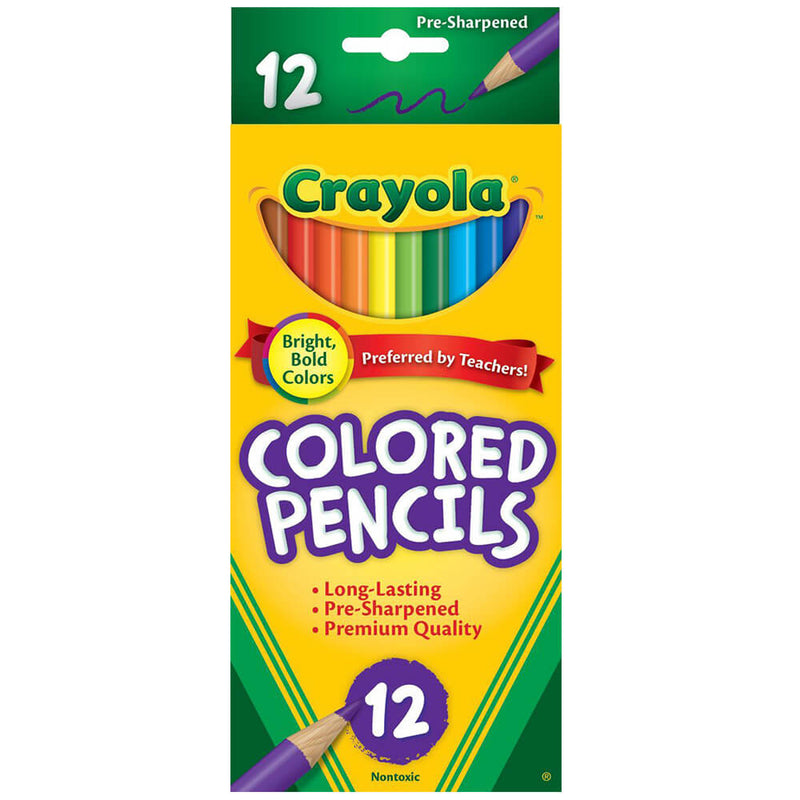 Crayola Full Size Coloured Pencils 12pk
