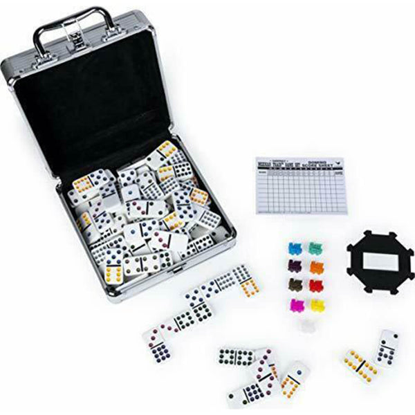 Classic Games Mexican Train Dominoes in Carry Case