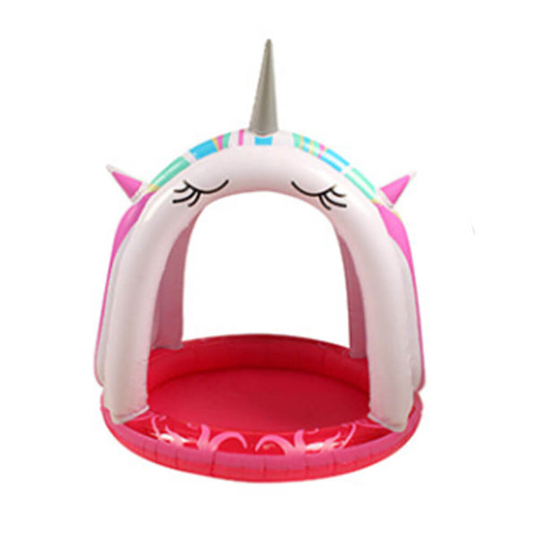 Unicorn Paddling Pool with Canopy (110x100x100cm)