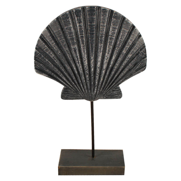 Seashell Wooden Ornament on Stand (25x16x5cm)