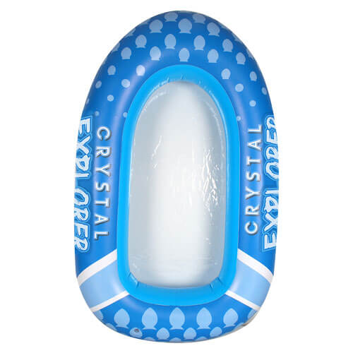 Kid's Clear View Bottom Boat w/o Handle Blue (130x82x25cm)