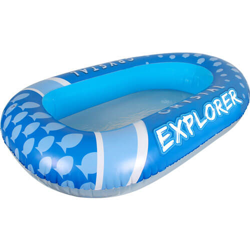 Kid's Clear View Bottom Boat w/o Handle Blue (130x82x25cm)