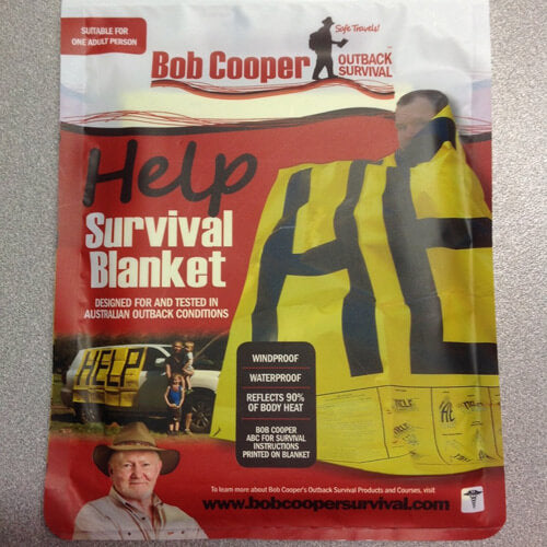 Bob Cooper Help Survival Blanket