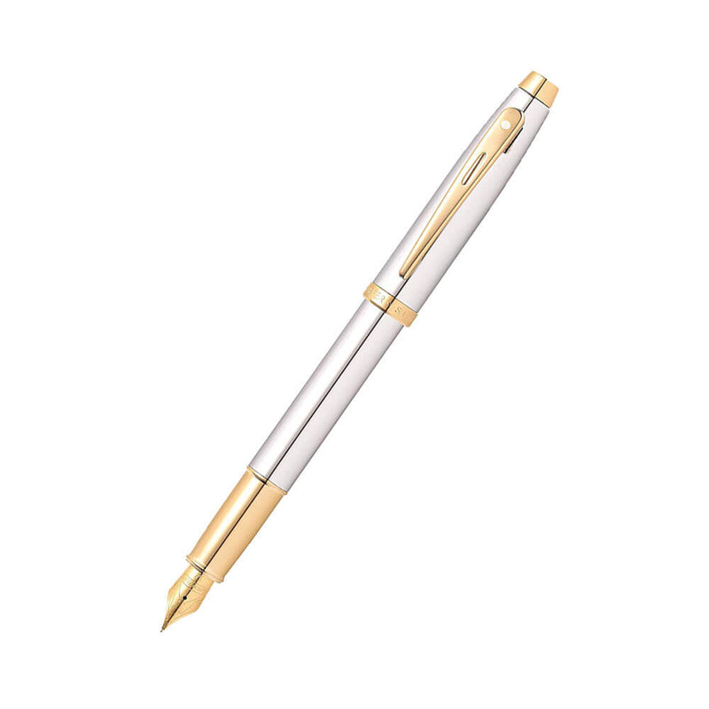 100 Chrome/Gold Trim Plated SS Pen