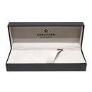 300 Glossy Black/Bright Chrome Cap Rollerball Pen