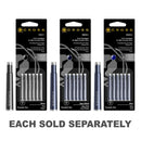 Slim Fountain Pen Ink Cartridges (6 Per Card)