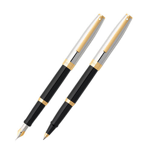 Sagaris Black/Chrome/Gold Trim Pen