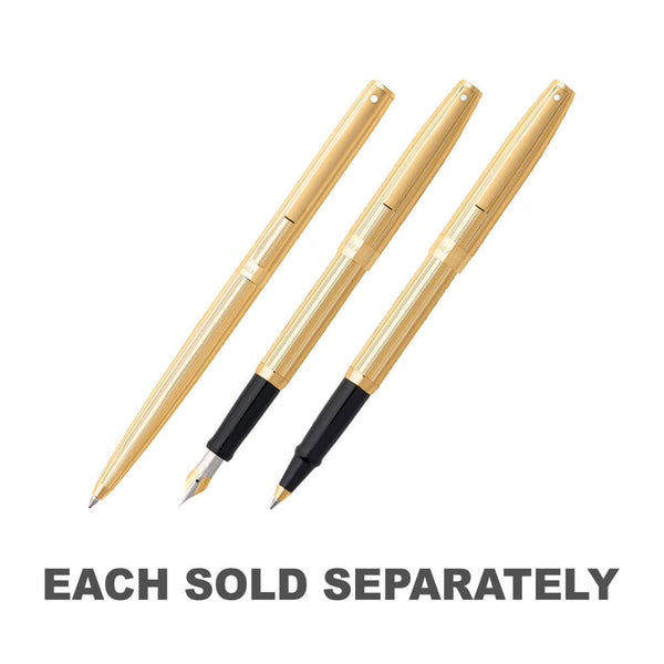 Sagaris Fluted Gold/Gold Trim Pen