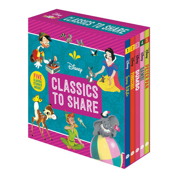 Disney Classics to Share Early Readers Boarded Book