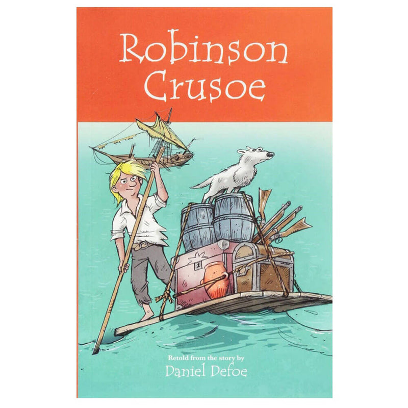 Robinson Crusoe Classic Book by Daniel Defoe