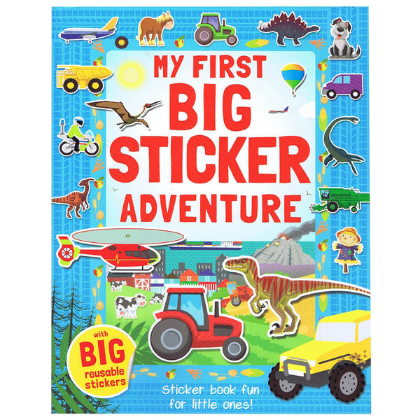 My First Big Sticker Adventure Book with Reusable Stickers