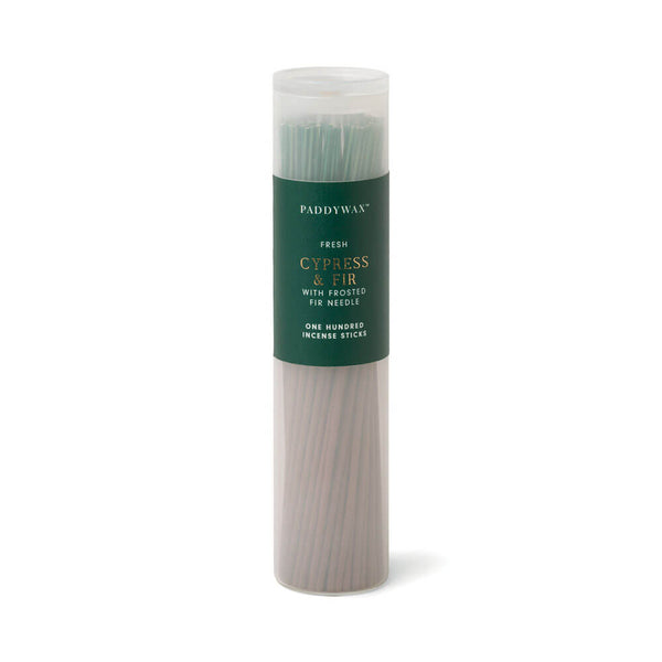 Cypress & Fir Incense Sticks in Glass Jar (100 Sticks)