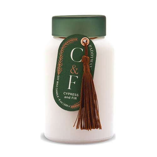 Cypress & Fir Candle with Dark Green Lid 8oz