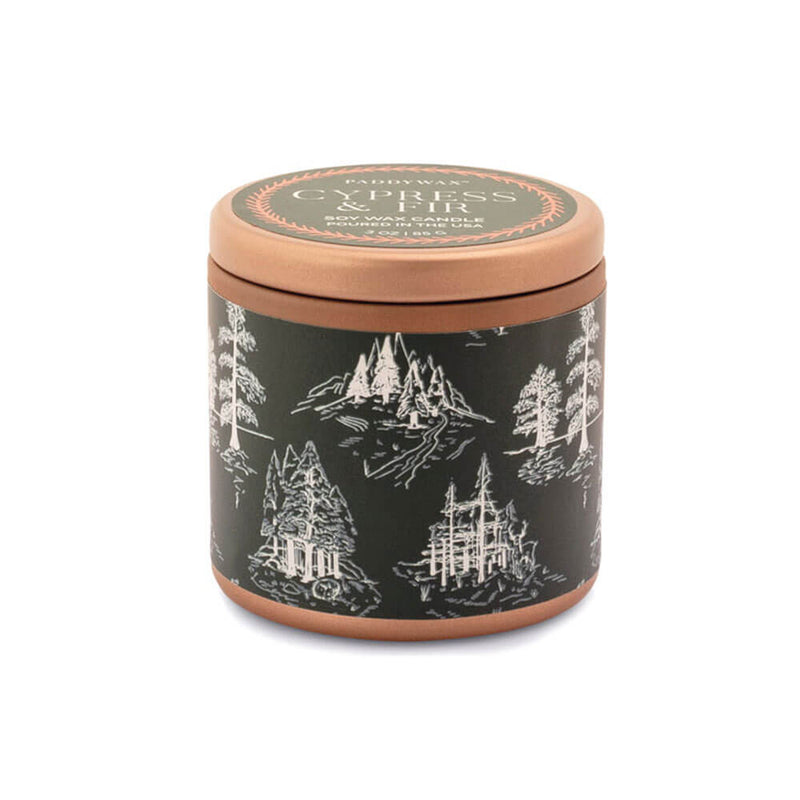 Cypress & Fir Copper Tin Candle 3oz