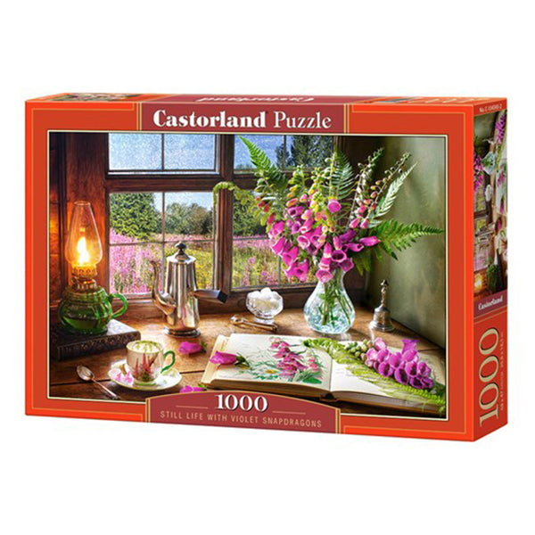 Castorland Still Life With Violet Snapdragons Puzzle 1000pcs
