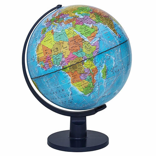 Blue Desk Globe