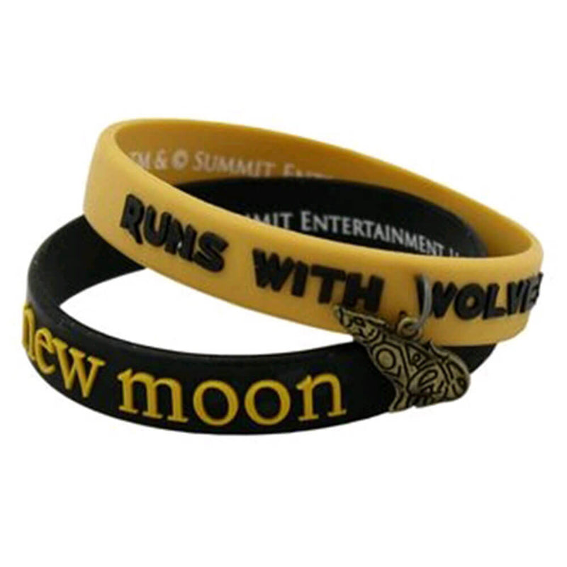 Twilight New Moon Jewellery Bracelet Rub Set Runs w/ Wolve