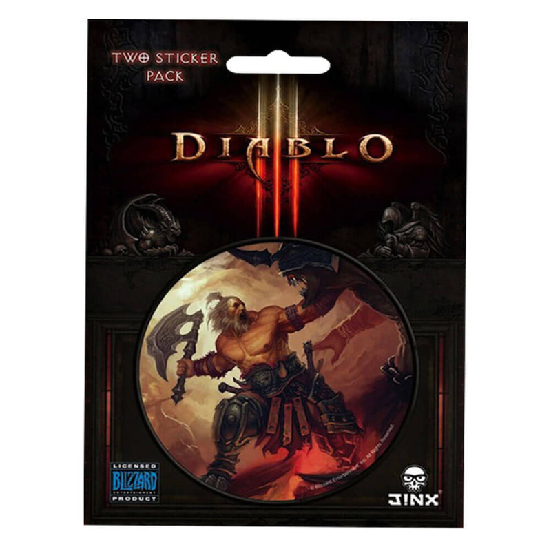 Diablo III Barbarian Class Sticker