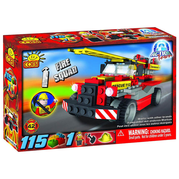 Action Town 115 Piece Fire Squad Construction Set