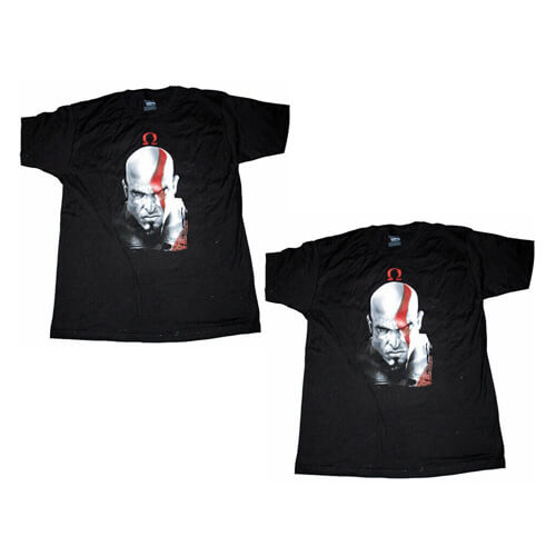 God of War Kratos & Omega Symbol T-Shirt