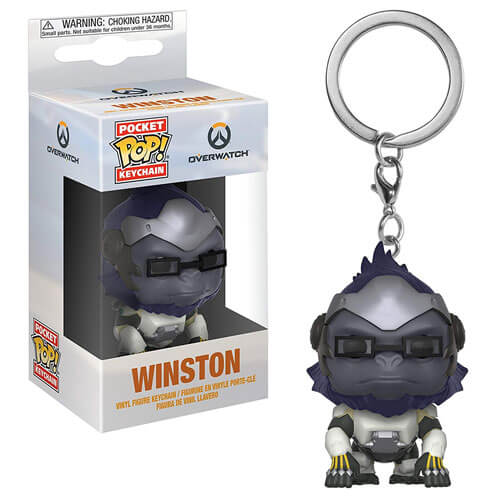 Overwatch Winston Pocket Pop! Keychain